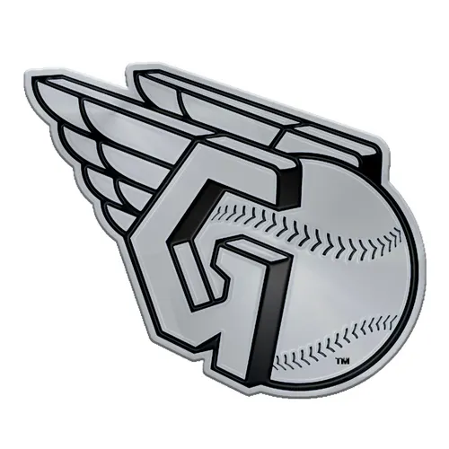 Fan Mats Cleveland Guardians Guardians Molded Chrome Plastic Emblem