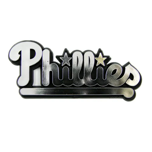 Fan Mats Philadelphia Phillies Molded Chrome Plastic Emblem