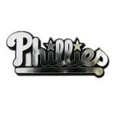 Fan Mats Philadelphia Phillies Molded Chrome Plastic Emblem