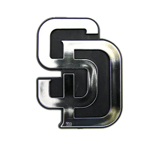 Fan Mats San Diego Padres Molded Chrome Plastic Emblem