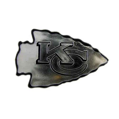 Fan Mats Kansas City Chiefs Molded Chrome Plastic Emblem