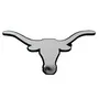 Fan Mats Texas Longhorns Molded Chrome Plastic Emblem
