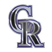 Fan Mats Colorado Rockies Heavy Duty Aluminum Embossed Color Emblem