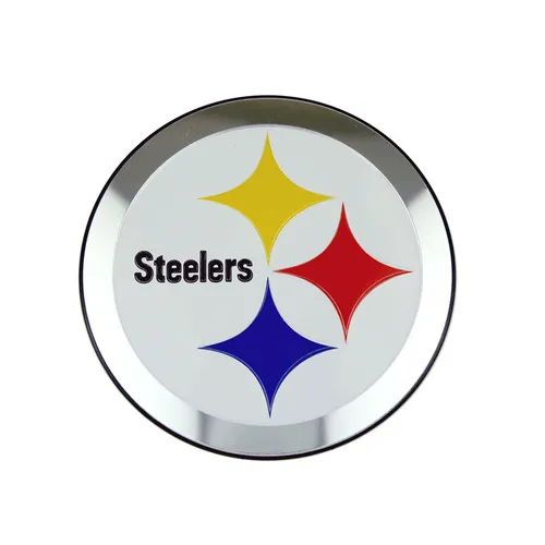 Fan Mats Pittsburgh Steelers Heavy Duty Aluminum Embossed Color Emblem