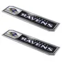 Fan Mats Baltimore Ravens 2 Piece Heavy Duty Aluminum Embossed Truck Emblem Set