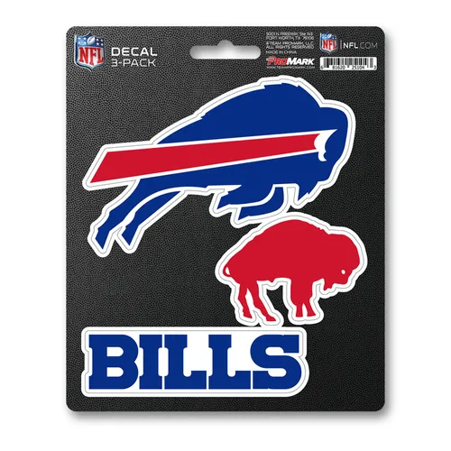 Fan Mats Buffalo Bills 3 Piece Decal Sticker Set