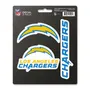 Fan Mats Los Angeles Chargers 3 Piece Decal Sticker Set