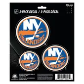 Fan Mats New York Islanders 3 Piece Decal Sticker Set