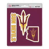 Fan Mats Arizona State Sun Devils 3 Piece Decal Sticker Set