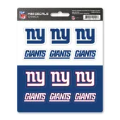 Fan Mats New York Giants 12 Count Mini Decal Sticker Pack