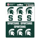 Fan Mats Michigan State Spartans 12 Count Mini Decal Sticker Pack