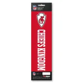 Fan Mats Kansas City Chiefs 2 Piece Team Slogan Decal Sticker Set