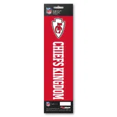 Fan Mats Kansas City Chiefs 2 Piece Team Slogan Decal Sticker Set