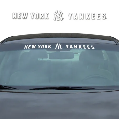 Fan Mats New York Yankees Sun Stripe Windshield Decal 3.25 In. X 34 In.