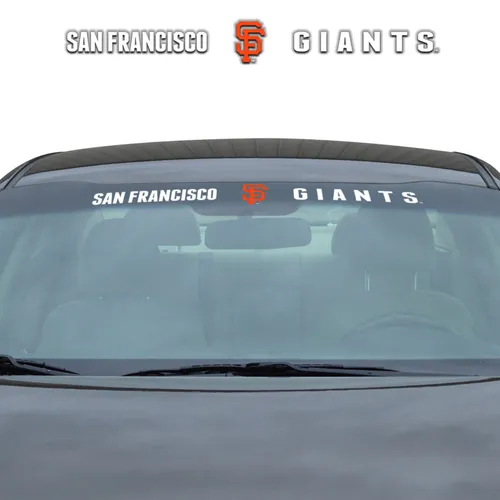 Fan Mats San Francisco Giants Sun Stripe Windshield Decal 3.25 In. X 34 In.