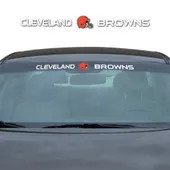 Fan Mats Cleveland Browns Sun Stripe Windshield Decal 3.25 In. X 34 In.