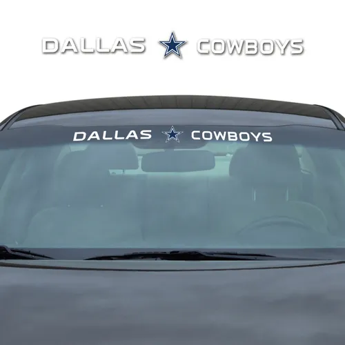 Fan Mats Dallas Cowboys Sun Stripe Windshield Decal 3.25 In. X 34 In.