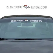 Fan Mats Denver Broncos Sun Stripe Windshield Decal 3.25 In. X 34 In.