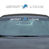 Fan Mats Detroit Lions Sun Stripe Windshield Decal 3.25 In. X 34 In.