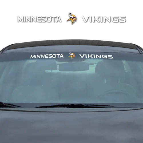 Fan Mats Minnesota Vikings Sun Stripe Windshield Decal 3.25 In. X 34 In.
