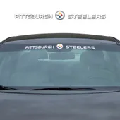 Fan Mats Pittsburgh Steelers Sun Stripe Windshield Decal 3.25 In. X 34 In.