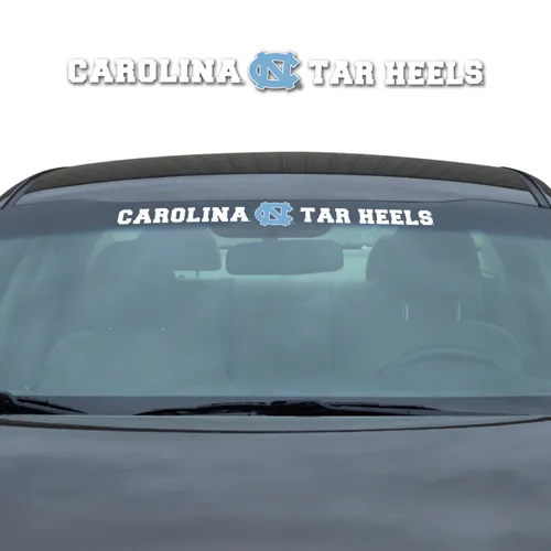 Fan Mats North Carolina Tar Heels Sun Stripe Windshield Decal 3.25 In. X 34 In.