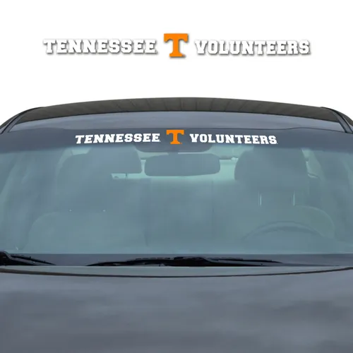 Fan Mats Tennessee Volunteers Sun Stripe Windshield Decal 3.25 In. X 34 In.