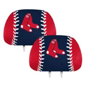 Fan Mats Boston Red Sox Printed Head Rest Cover Set - 2 Pieces