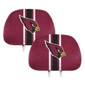 Fan Mats Arizona Cardinals Printed Head Rest Cover Set - 2 Pieces