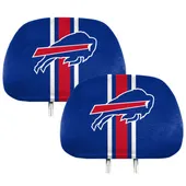 Fan Mats Buffalo Bills Printed Head Rest Cover Set - 2 Pieces