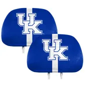 Fan Mats Kentucky Wildcats Printed Head Rest Cover Set - 2 Pieces