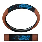 Fan Mats Carolina Panthers Football Grip Steering Wheel Cover 15" Diameter