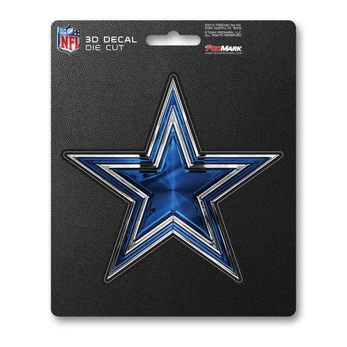 Fan Mats Dallas Cowboys 3D Decal Sticker