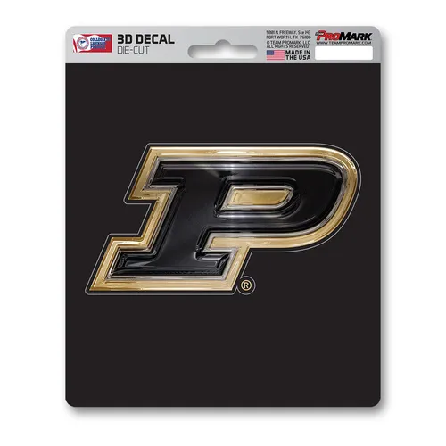 Fan Mats Purdue Boilermakers 3D Decal Sticker