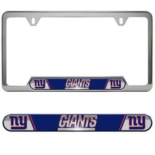 Fan Mats New York Giants Embossed License Plate Frame, 6.25In X 12.25In