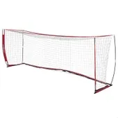 Powernet Soccer Goal 24X8 Regulation Size With Wheeled Carrying Bag S007