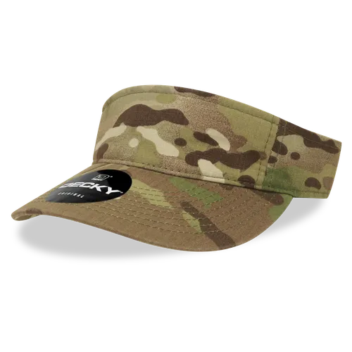 Decky Multicam Visrors 6311. Embroidery is available on this item.