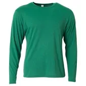 A4 Adult Softek Long Sleeve Tee N3029