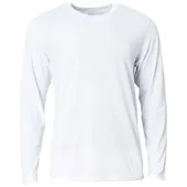 A4 Adult Softek Long Sleeve Tee N3029