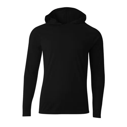 A4 Youth Long Sleeve Hooded Tee Nb3409. Decorated in seven days or less.