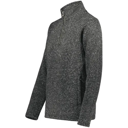 Holloway Ladies Alpine Sweater Fleece 1/4 Zip Pullover 223740. Decorated in seven days or less.