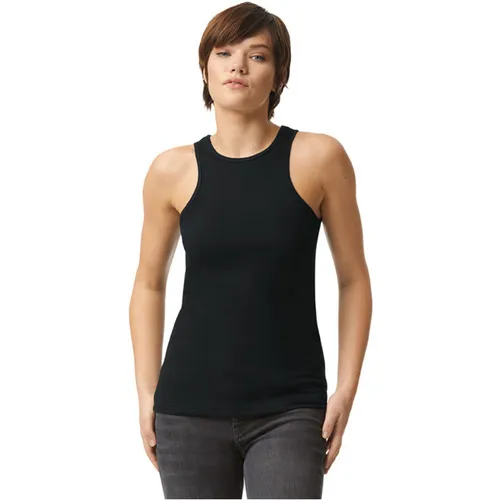 American Apparel Ladies' Cvc Racerneck Tank 101CVC. Printing is available for this item.