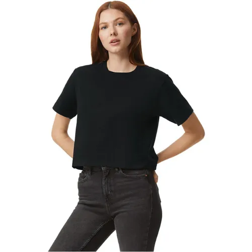 American Apparel Ladies' Fine Jersey Boxy T-Shirt 102AM. Printing is available for this item.