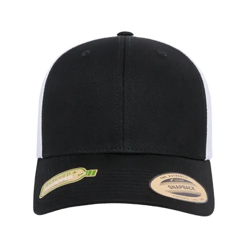 Yupoong Classics Recycled Mesh Retro Trucker Cap 6606RT. Embroidery is available on this item.