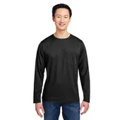 Harriton Unisex Charge Snag And Soil Protect Long-Sleeve T-Shirt M118L