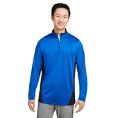 Harriton Men's Flash Snag Protection Plus Il Colorblock Quarter-Zip M786