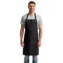Artisan Collection By Reprime Unisex Barley Contrast Stitch Sustainable Bib Apron RP121