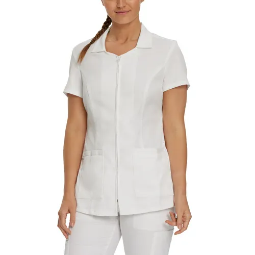 Landau Proflex Women's 5 Pocket Notch Collar Scrub Top 4173PRV. Embroidery is available on this item.