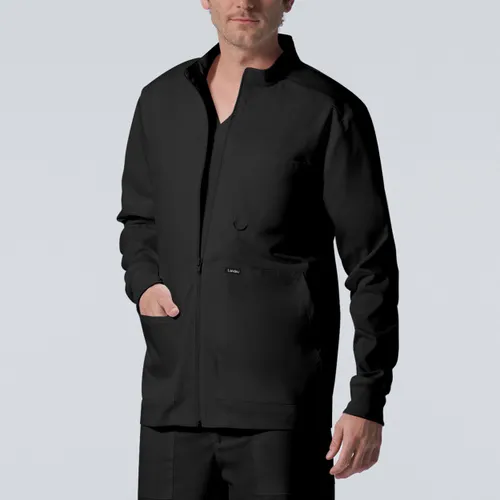 Landau Proflex Men's Medical Scrubs Jacket LJ702. Embroidery is available on this item.