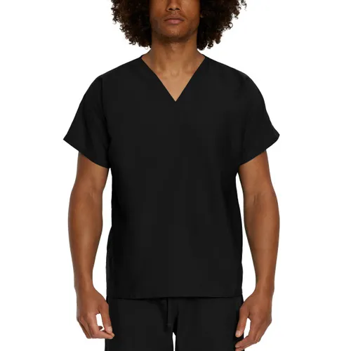 Landau Scrub Zone Unisex No-Pocket V-Neck Scrub Top LT102. Embroidery is available on this item.